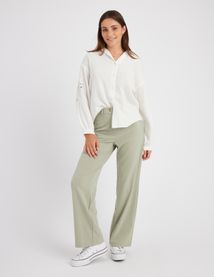 Chemise en gaze de coton unie