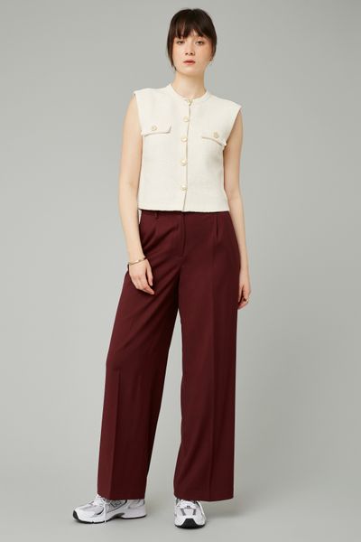 Pantalon large à pinces