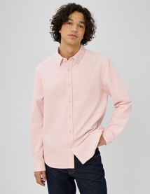 Chemise droite en velours