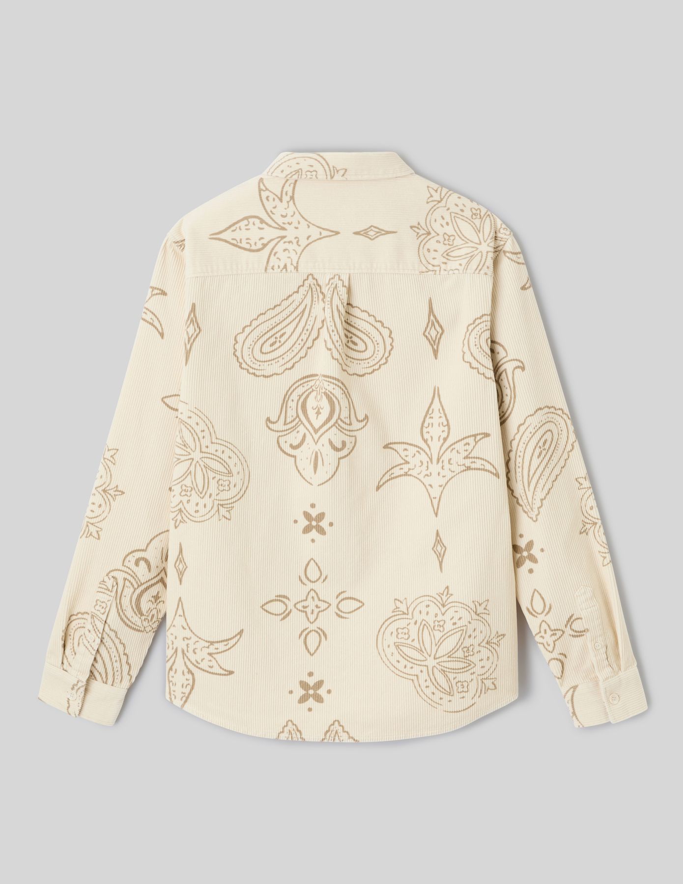 Chemise imprim&eacute;e en velours