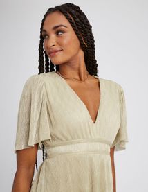 Robe courte brillante