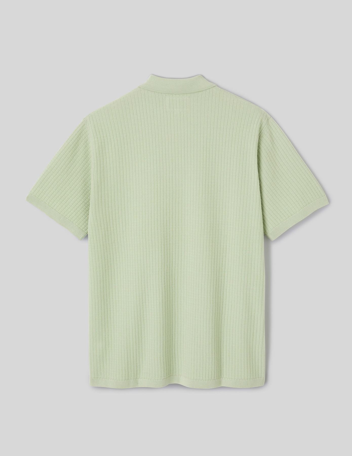 Polo maille c&ocirc;tel&eacute;e