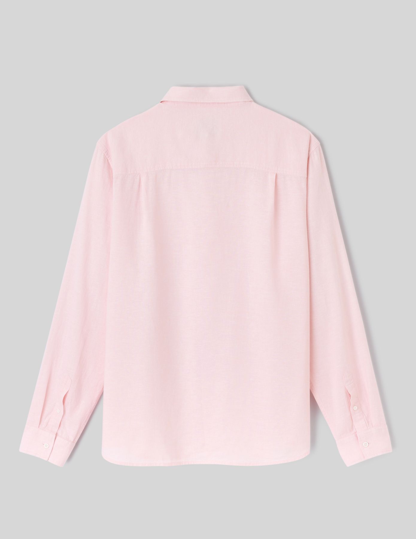 Chemise manches longues viscose lin