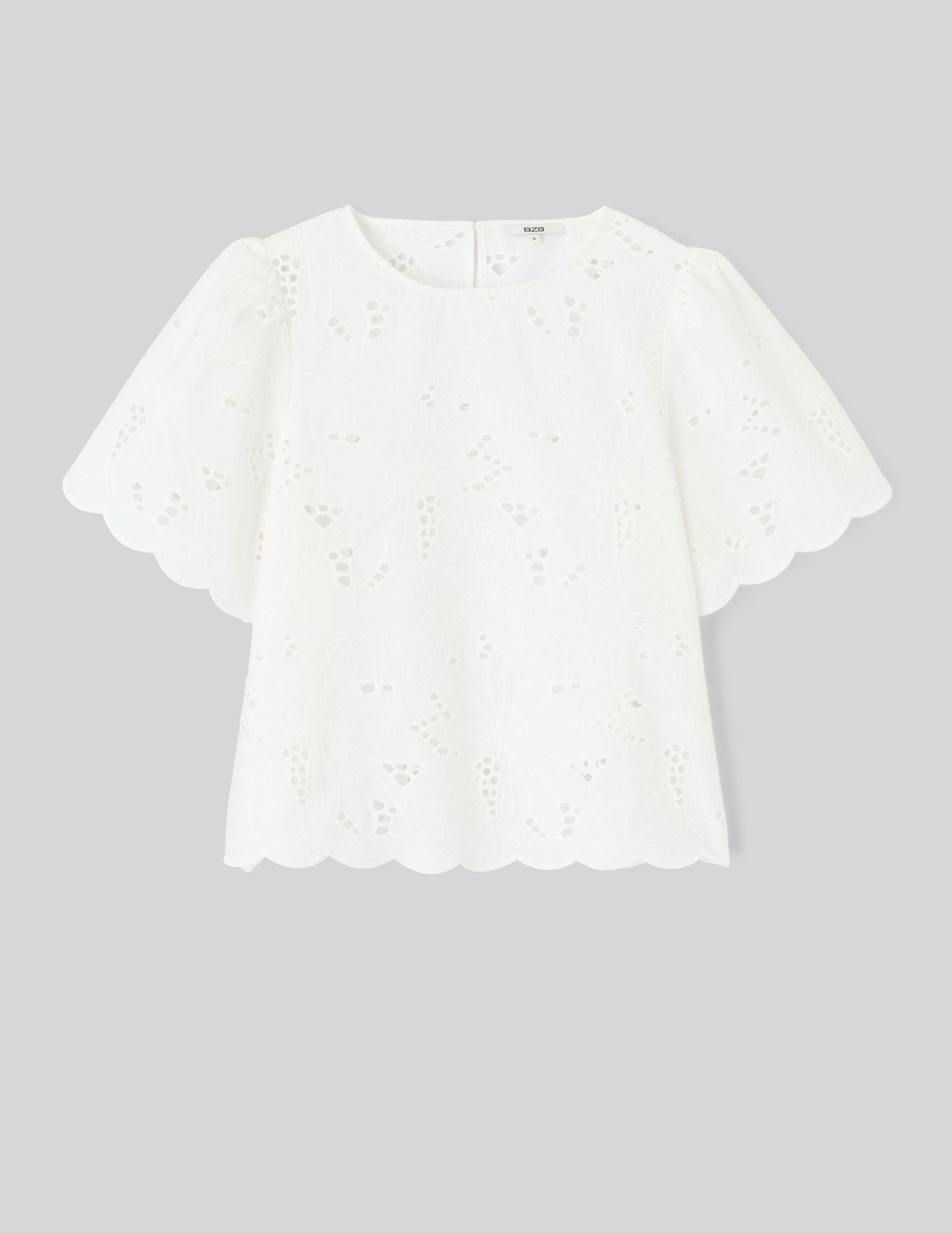Blouse en broderie anglaise