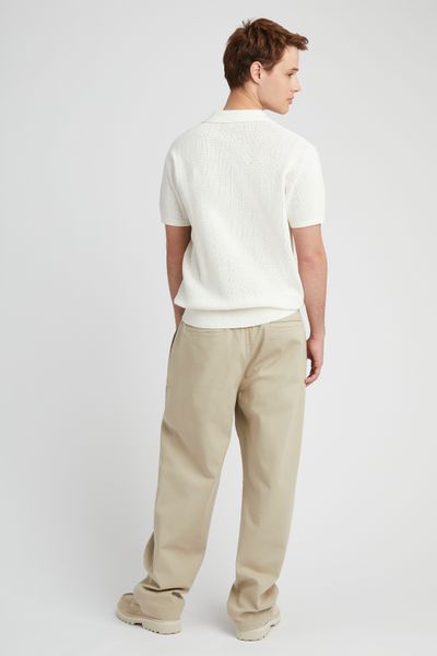 Polo maille ajourée