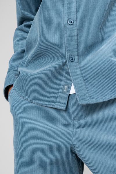 Chemise droite en velours