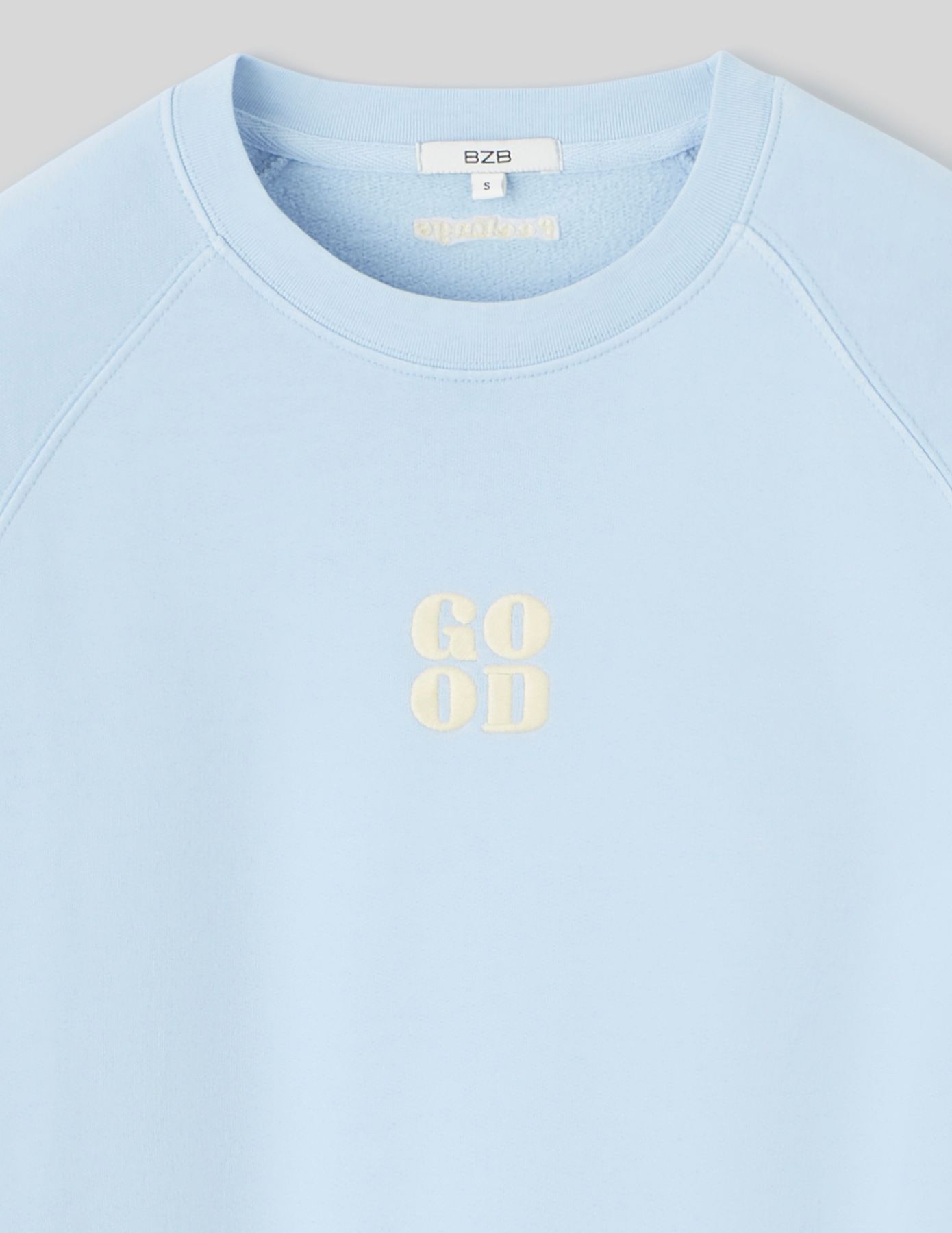 Sweat raglan brodé
