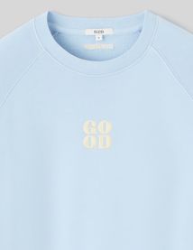 Sweat raglan brodé