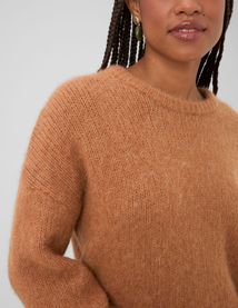 Pull col rond premium