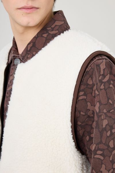 Blouson sans manches r&eacute;versible