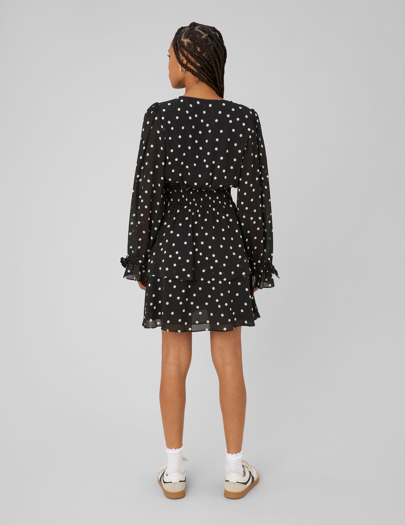 Robe courte imprim&eacute;e