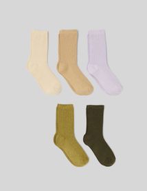 Lot de 5 paires de chaussettes lurex