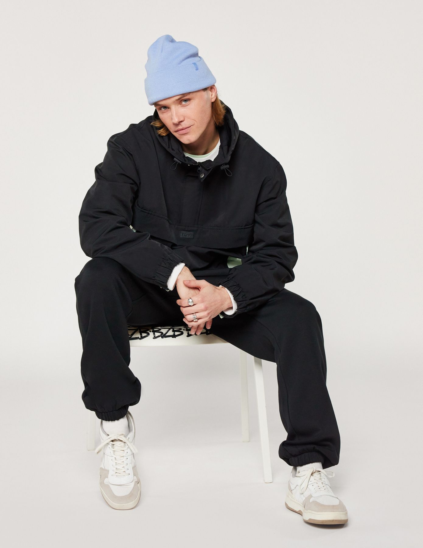 Blouson pop over colorblock