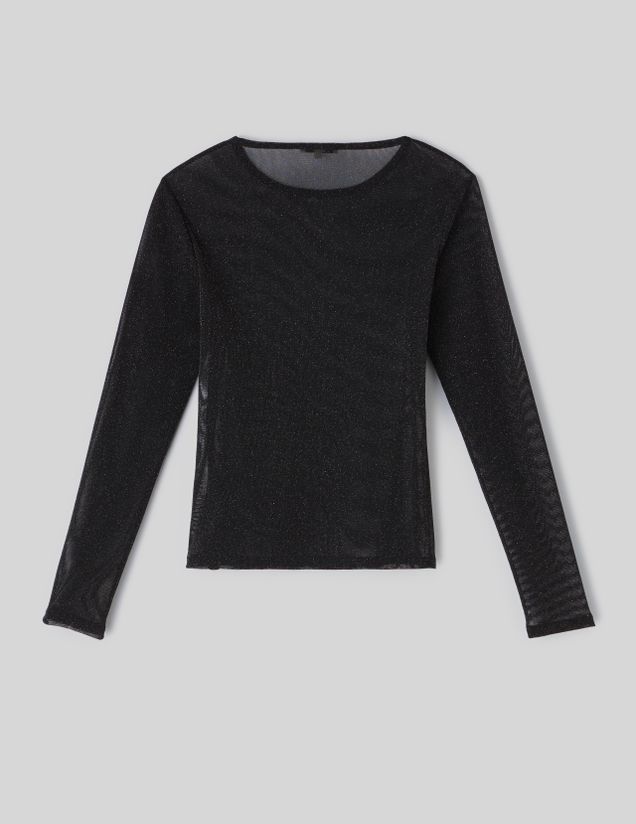 T-shirt resille paillet&eacute;