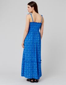 Robe longue imprimée