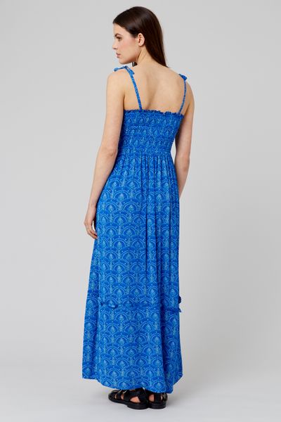 Robe longue imprimée