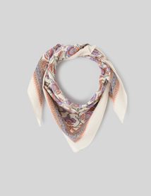 Foulard coton imprimé