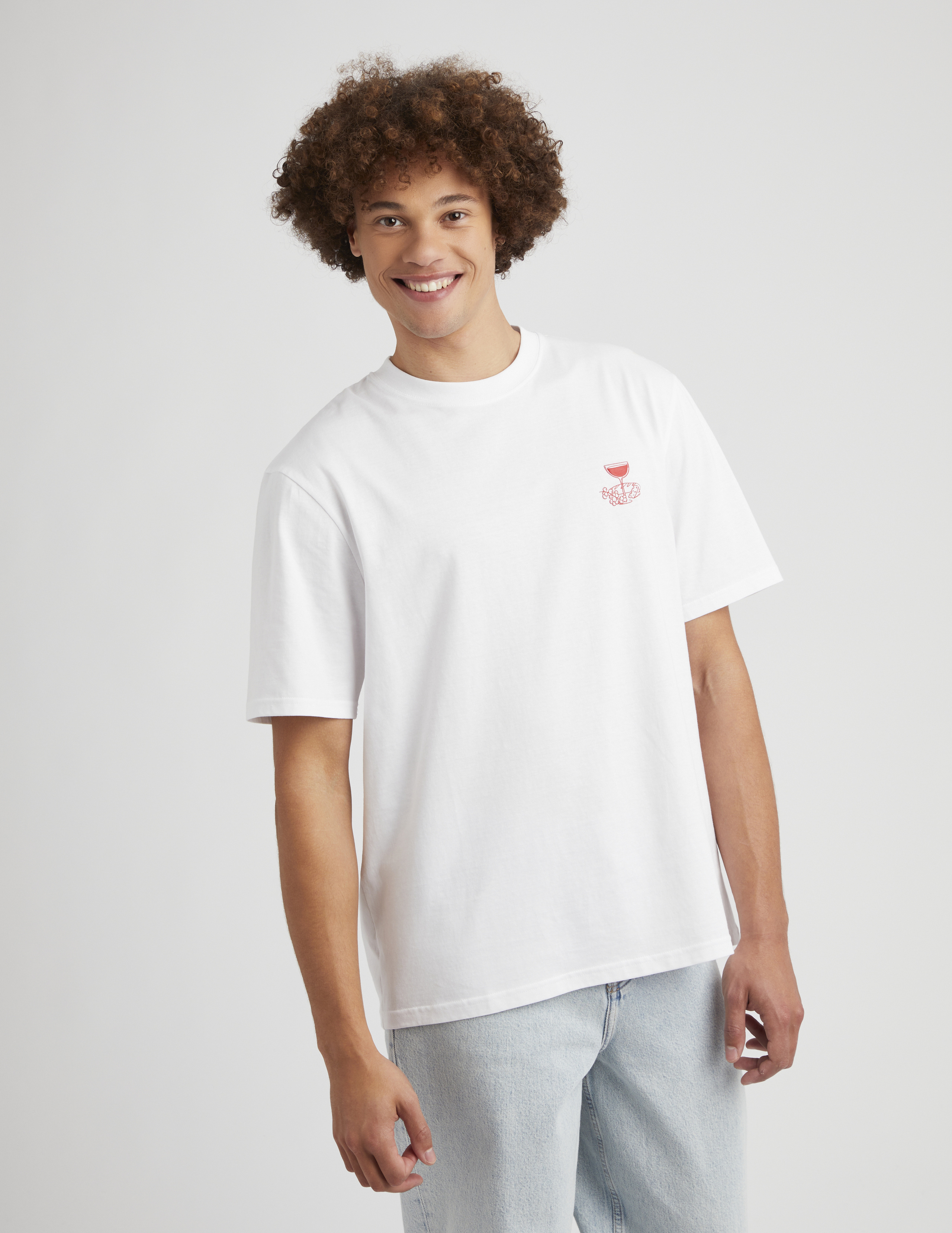 T-shirt imprimé devant dos
