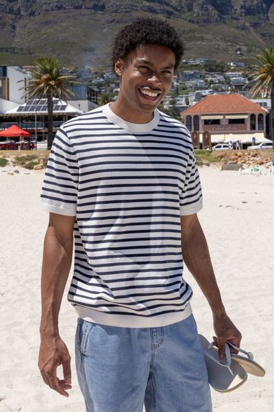 T-shirt en maille marini&egrave;re