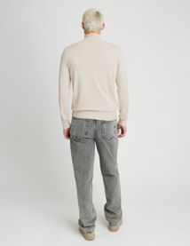 Pull col roulé