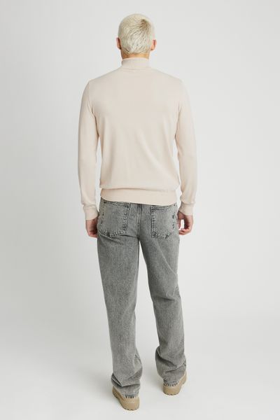 Pull col roulé