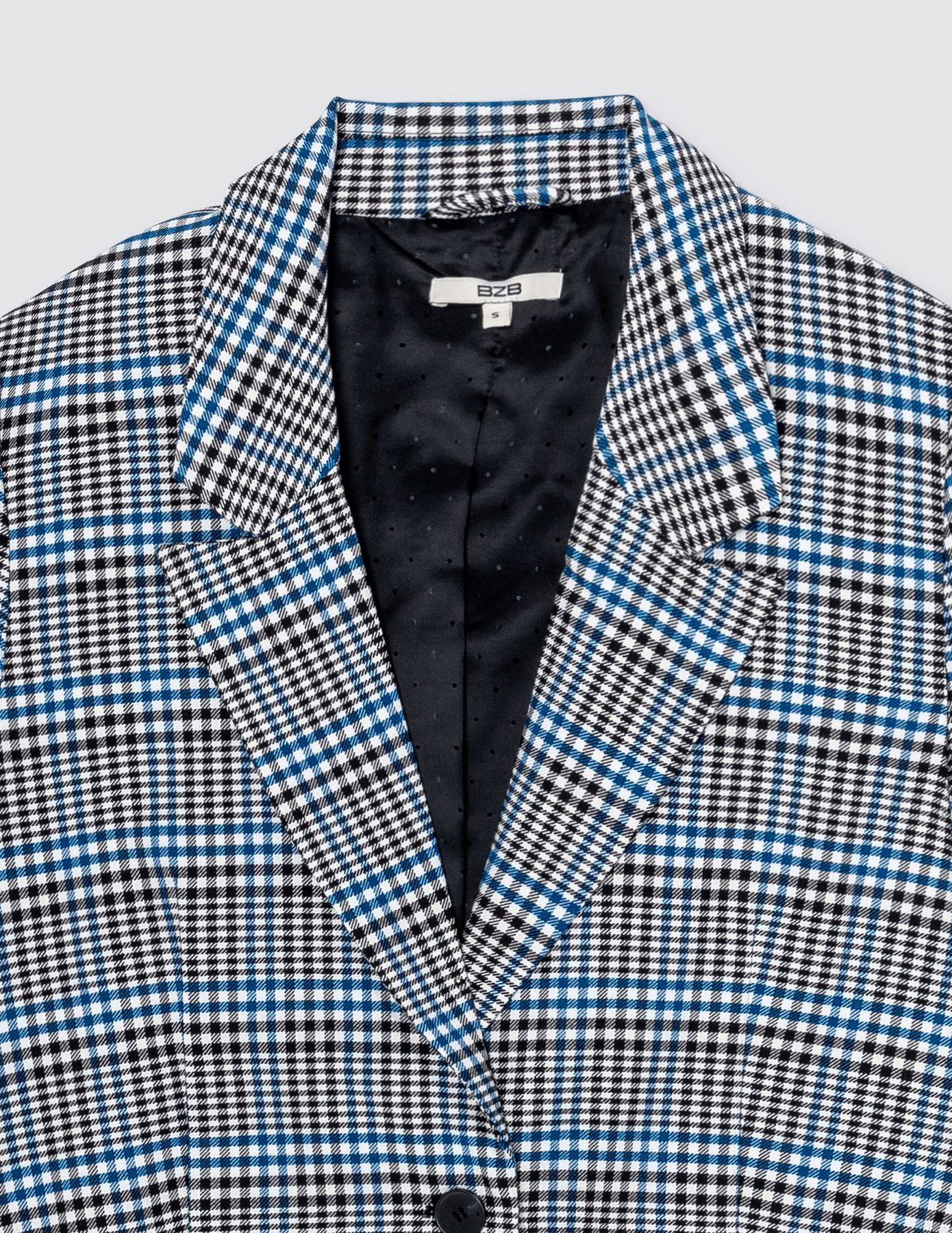 Blazer à carreaux