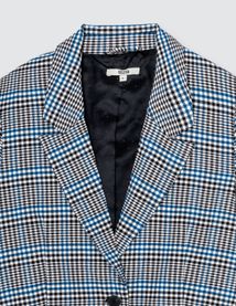Blazer à carreaux