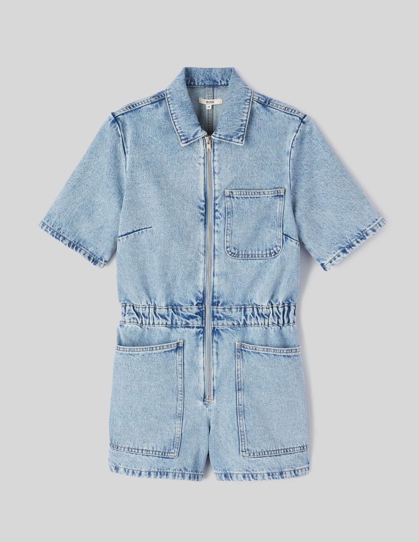 Combi short en jean