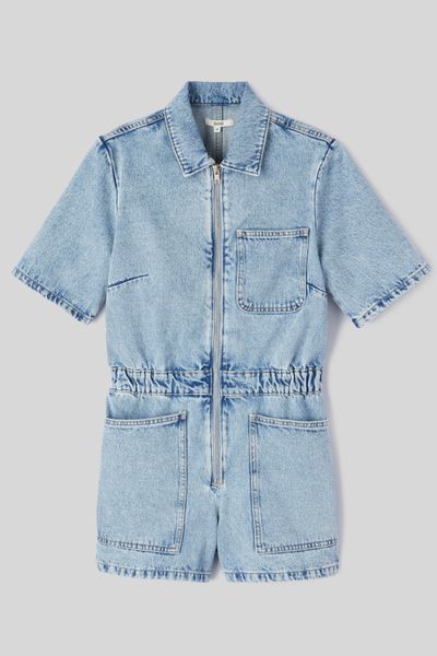 Combi short en jean
