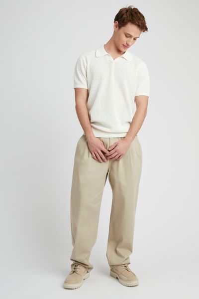 Polo maille ajourée