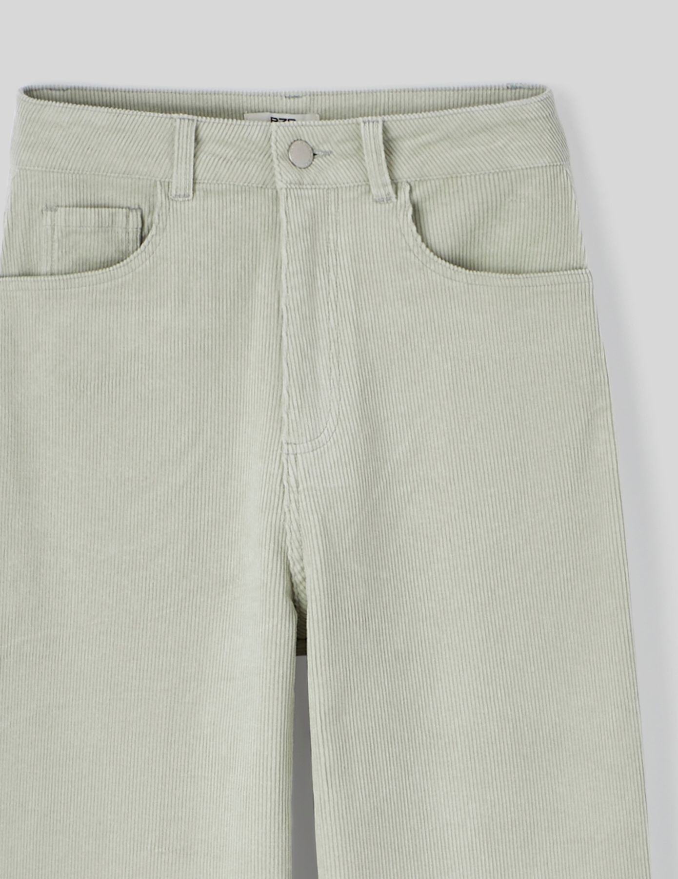 Pantalon straight velours