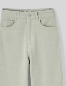 Pantalon straight velours