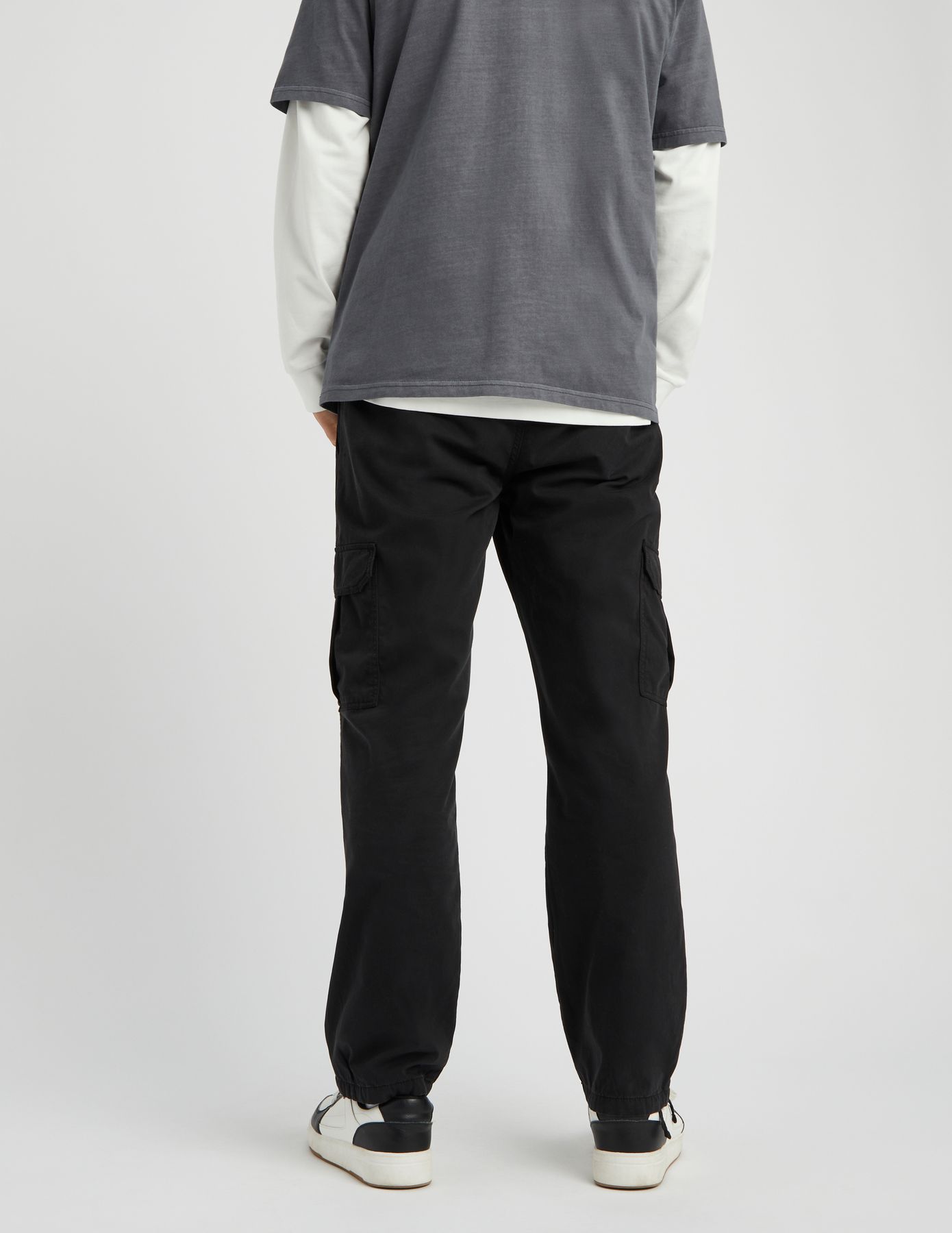 Jogger cargo bas droit