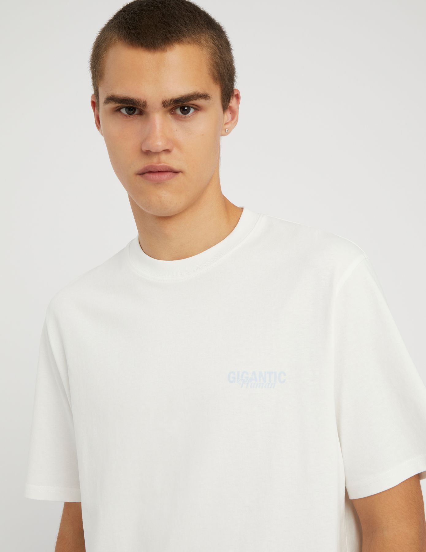 T-shirt imprim&eacute; devant dos