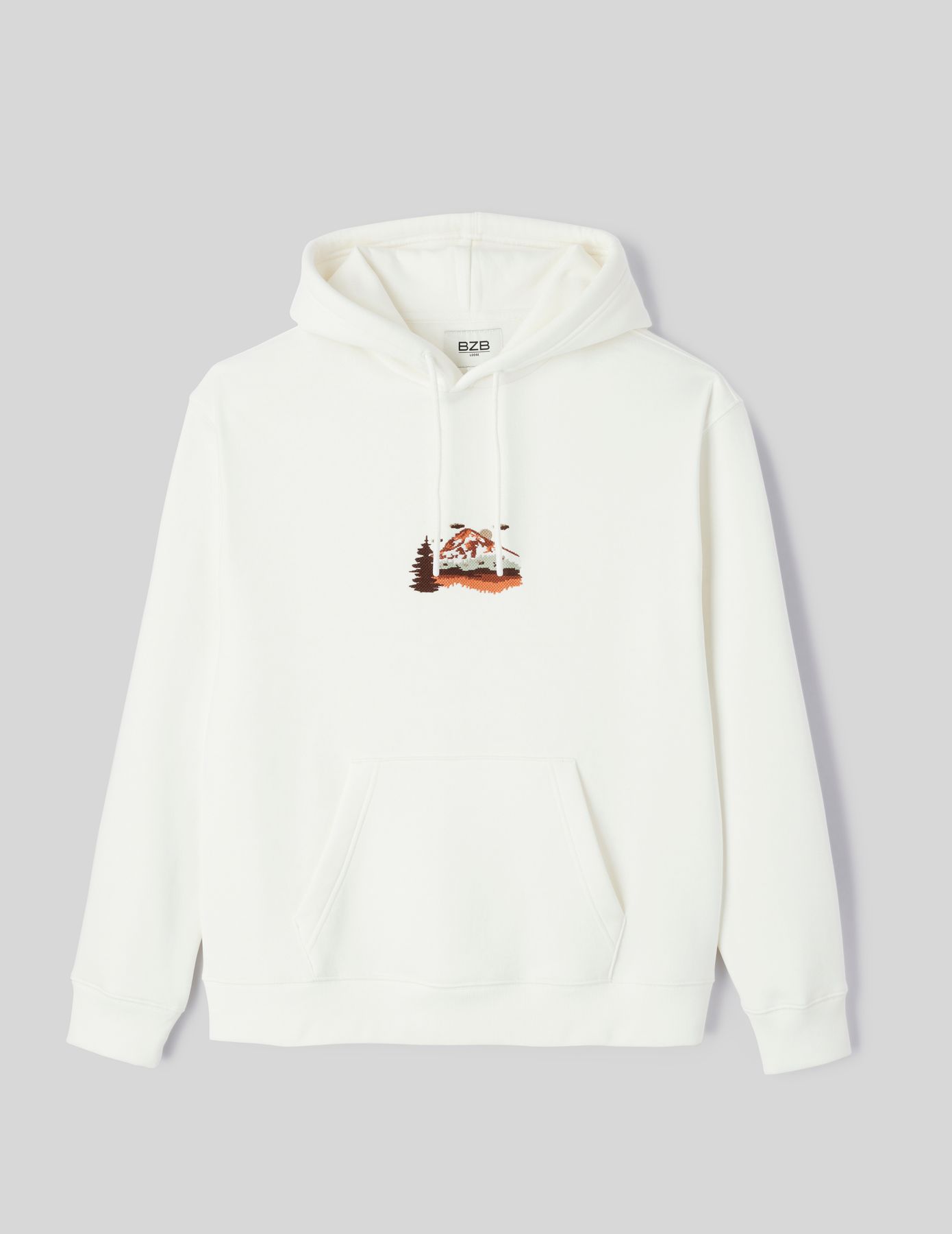 Sweat à capuche brodé