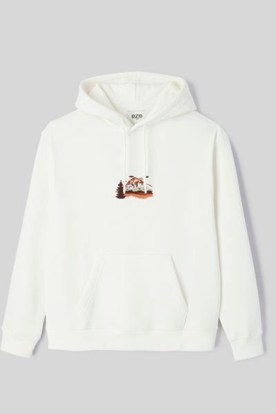 Sweat à capuche brodé