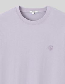 T-shirt broderie poitrine