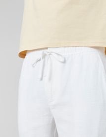 Pantalon texturé