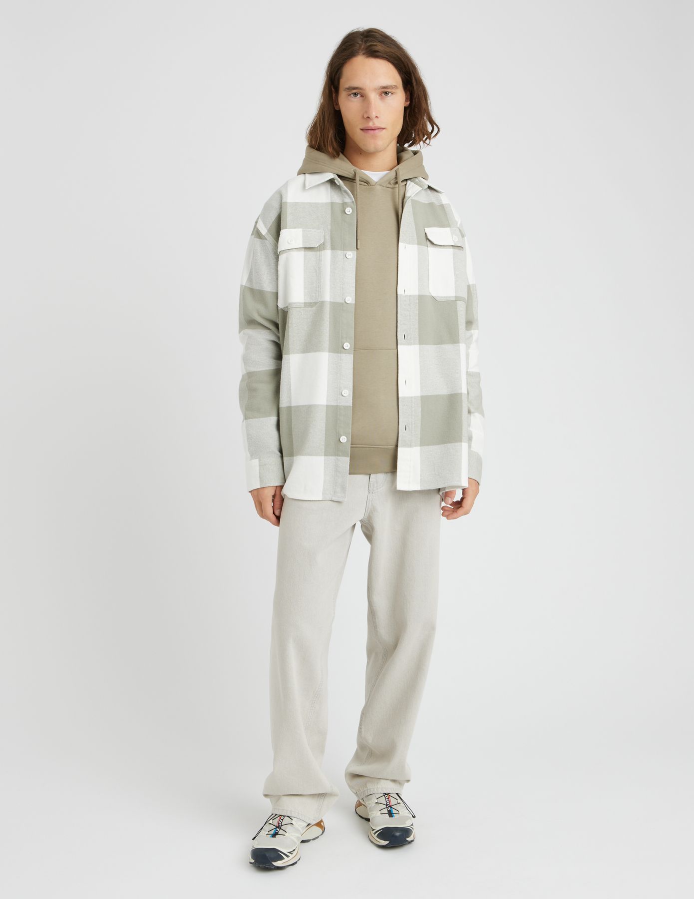 Chemise flanelle &agrave; carreaux