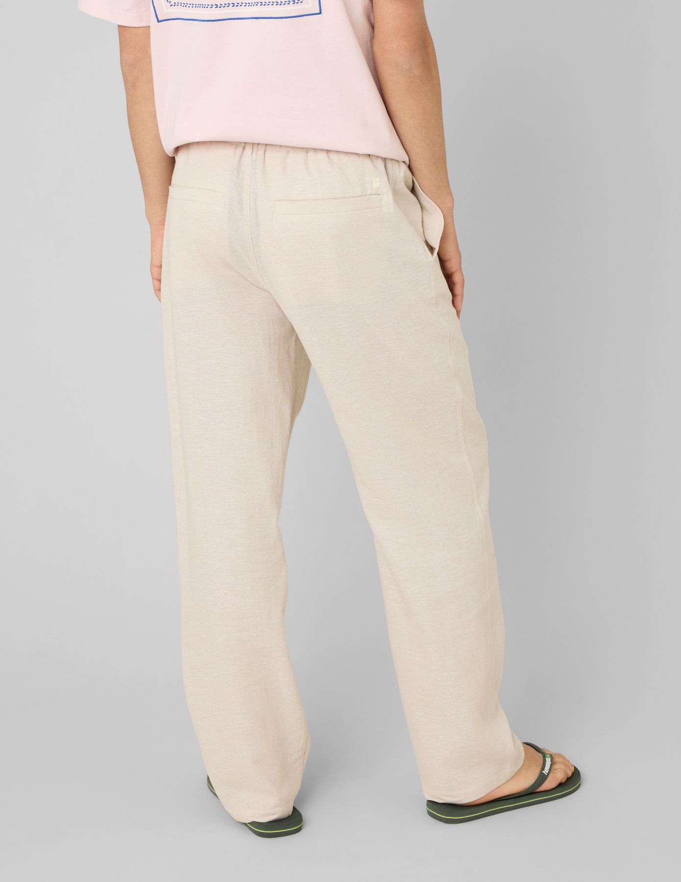 Pantalon de ville fluide viscose lin