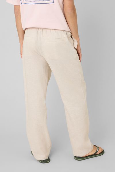 Pantalon de ville fluide viscose lin