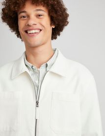 Veste zippée unie