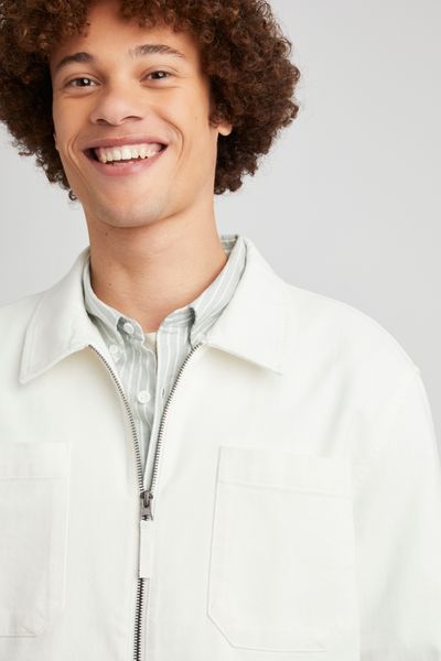 Veste zippée unie