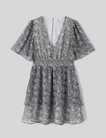 Robe courte imprimée