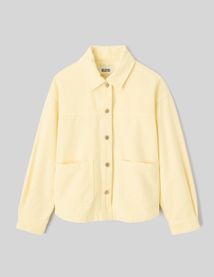 Veste en twill jaune