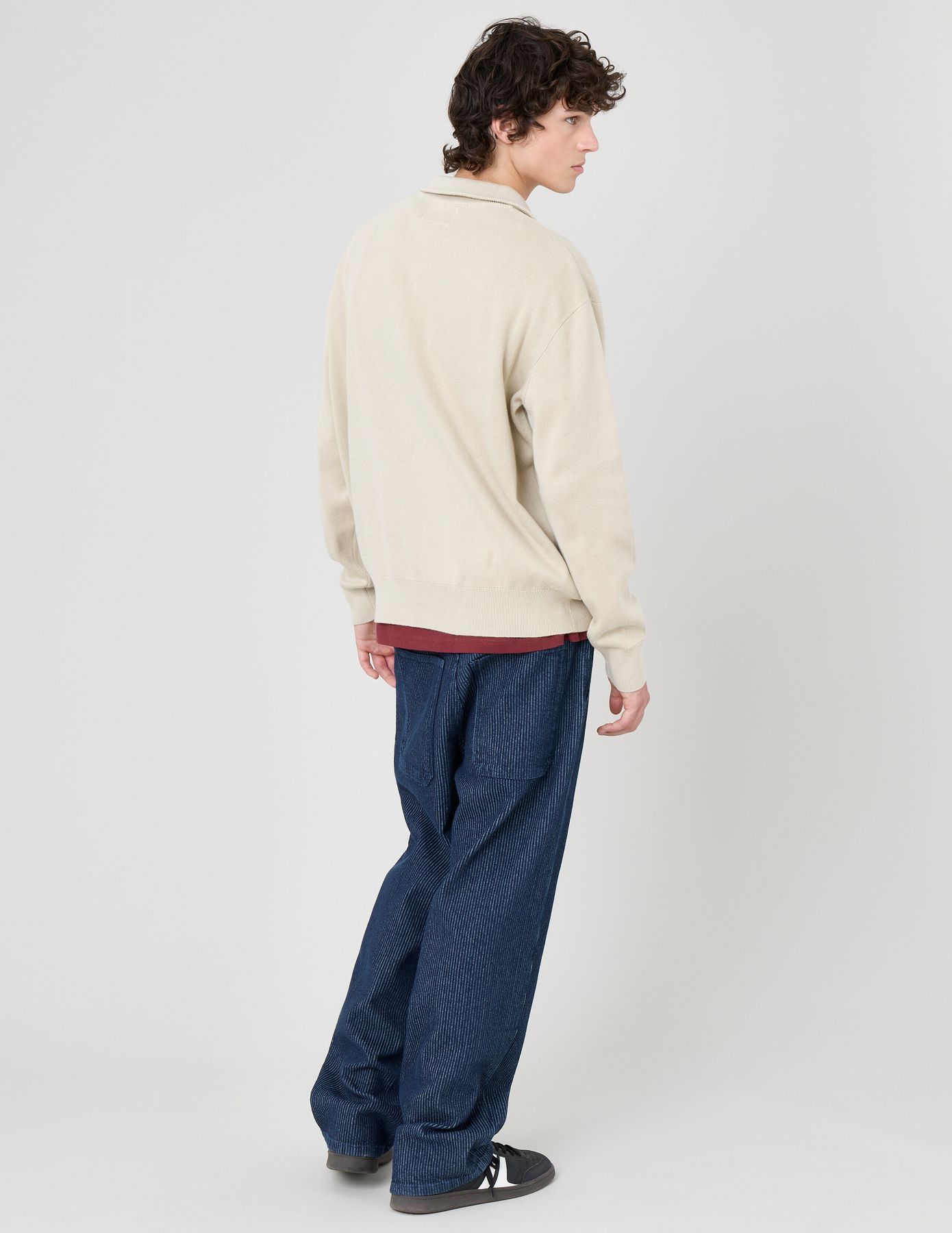 Pull col montant zippé
