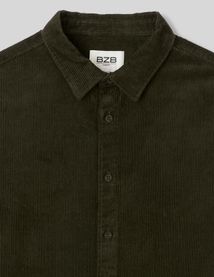 Chemise en velours c&ocirc;tel&eacute;