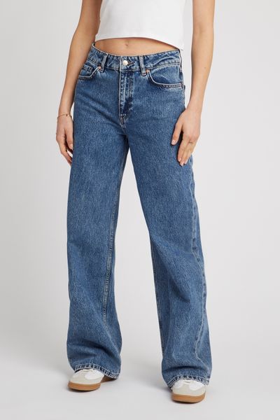 Jean wide leg taille standard