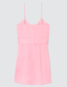 Robe portefeuille ceinturée