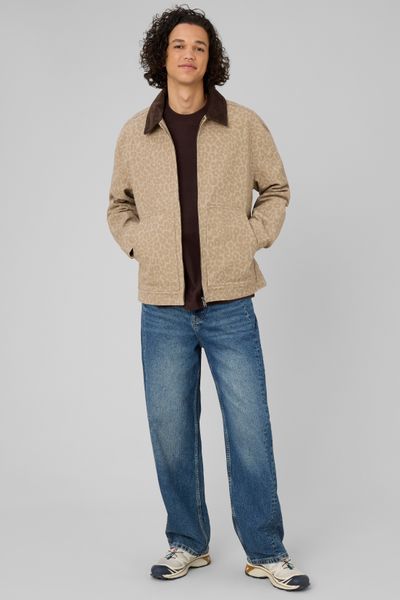 Veste zipp&eacute;e imprim&eacute;e
